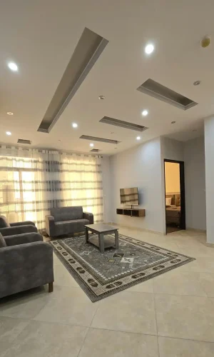 Two-bedroom suite with four beds